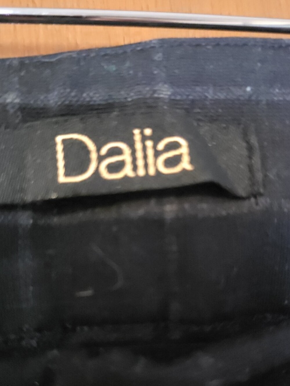 Dalia Womens Charcoal Gray Windowpane Stretch Dress Pant - Picture 2 of 3